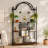 75" Plant Stand with Hanging Hooks