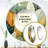 Ritvik Green And Yellow Leaves Tranquility II - Leaves Wall Mirror, Green Round Decorative Mirror, Printed Metal Art-1779059290