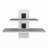 Floating Shelf, 2 Tier-Shelf Wall Unit With Cable Management