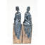Ensemble de 2 figurines tribales