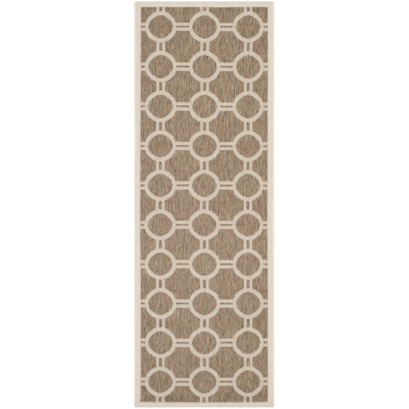 Courtyard Performance Geometric Rug, Runner 2'3" x 6'7"