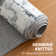 Modern Abstract Gray/White/Gold Machine Washable Area Rug