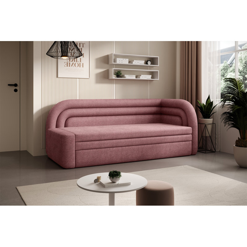 Shamirra 2 Seater Sofa Bed, Pink