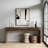 Solid Wood Veneer Console Table With Rustic Charm, Perfect For Entryway, Hallway, Or Behind Sofa In Compact Living Spaces.-508701909