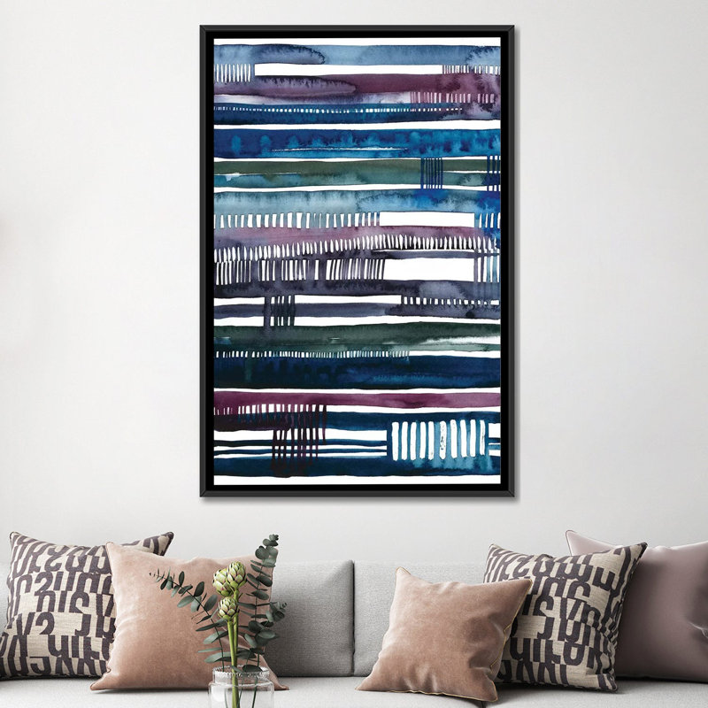 « collapse ii », impression sur toile, H 60 po x l 40po x P 1,5 po, Toile avec cadre noir, Pas de tapis