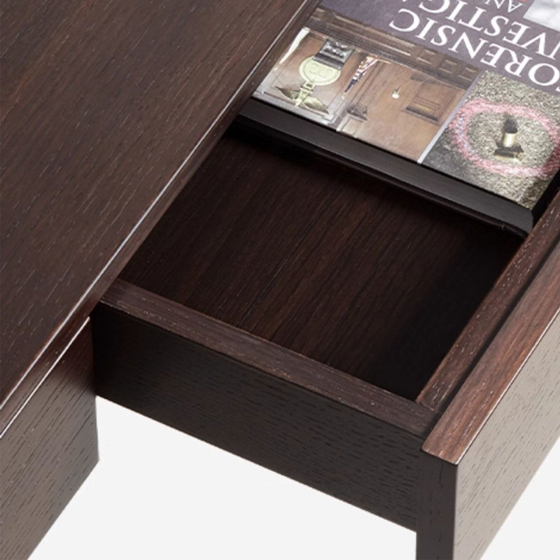 Table d'ordinateur de bureau simple, H 29,53 po x l 70,87 po x P 25,59 po, Brun