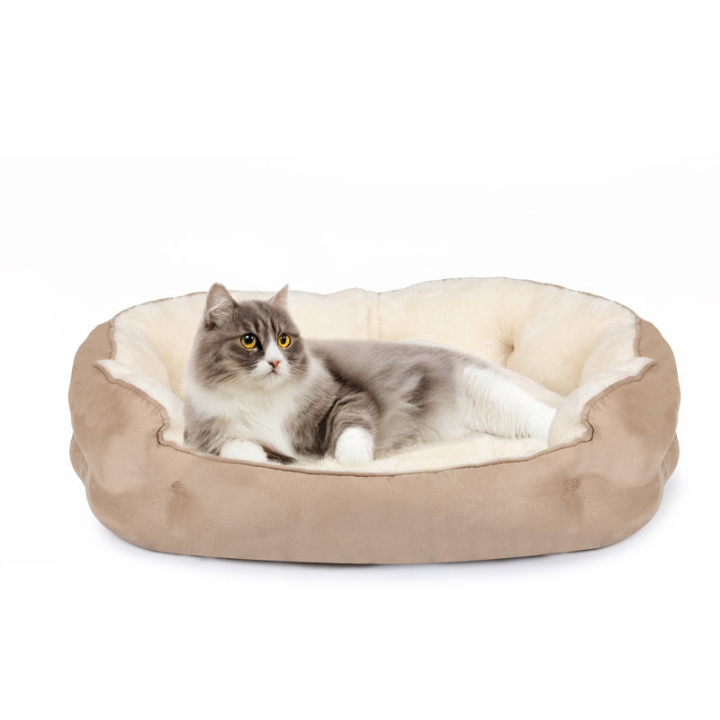 Lit rond pour chat, Moyen L 25 po x l 21 po, Chameau