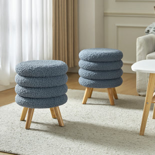 Upholstered Ottoman (Set of 2)