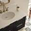 Meuble-lavabo mural simple 36 po avec comptoir à quartz blanc pur 1,5 po Mulloy-606201909-606201912