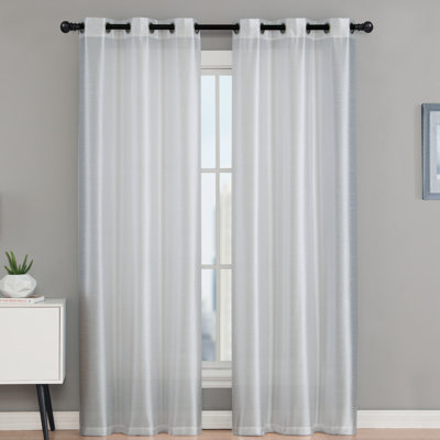 Middleburgh Outdoor Semi Sheer Curtain Pair