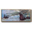 Paysage marin par Monet - toile encadrée-110638523