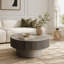 Table basse ronde avec rangement caché-498806178-498806183