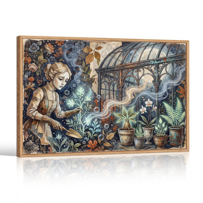 Impression sur toile, "Fantasy Gardener"
