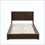  Structure de lit plateforme en bois massif avec tête de lit, lit à lattes en bois sur pied, aucun sommier requis, assemblage facile pour la chambre à coucher-1363854949-1363854954