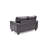 Moran 57'' Faux Leather Loveseat-759688243