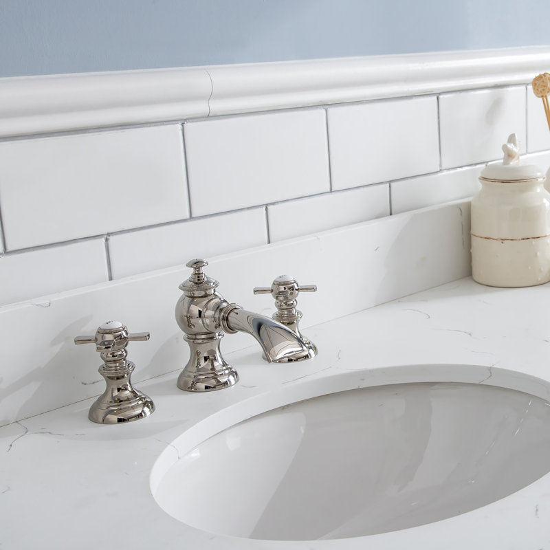 Palace 72'' W Double Vanity, Cashmere Gray, Polished Nickel