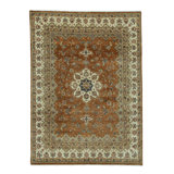 One-of-a-Kind Rectangle 9' X 12'3" Hand Knotted Area Rug