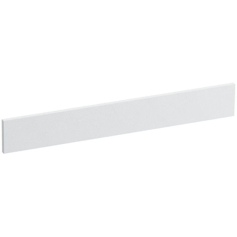 Solid/Expressions Backsplash Kit, White Expressions