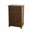 Ensemble de chambre à coucher 4 pièces avec lit, 2 tables de chevet et commode 5 tiroirs-1491555047