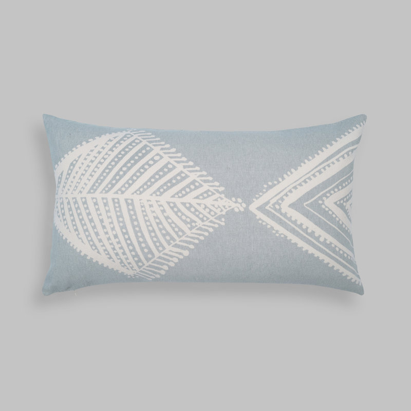 Coussin Meachie Oceanic Elegance, Aube grise / poisson aube grise