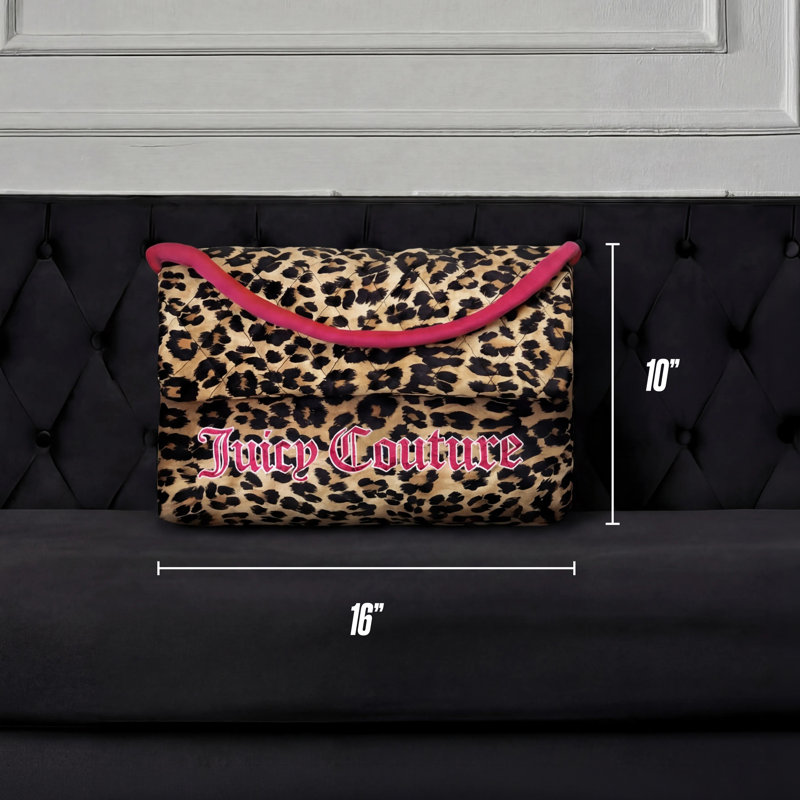 Juicy Couture Purse Shaped Decorative Pillow, Multi, Rectangular Clutch