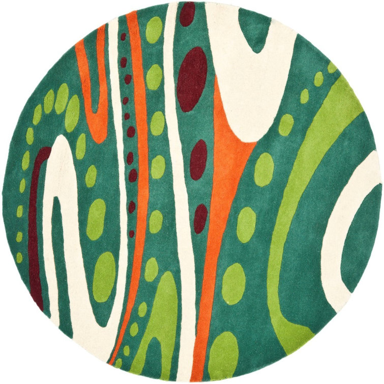 Jorie Hand Tufted Wool Abstract Rug