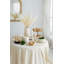 Cement Accent Vase with Ridged Design - 6.5" x 6.5" x 12" - White