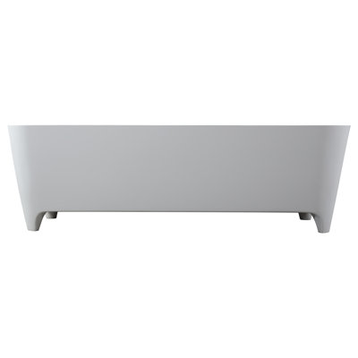 71'' x 32.5'' Freestanding Soaking Solid Surface Bathtub