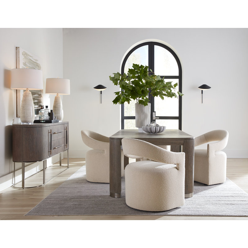 Chaise avec accoudoirs à dossier ouvert Modern Mood