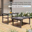 Ensemble de meubles de patio en aluminium