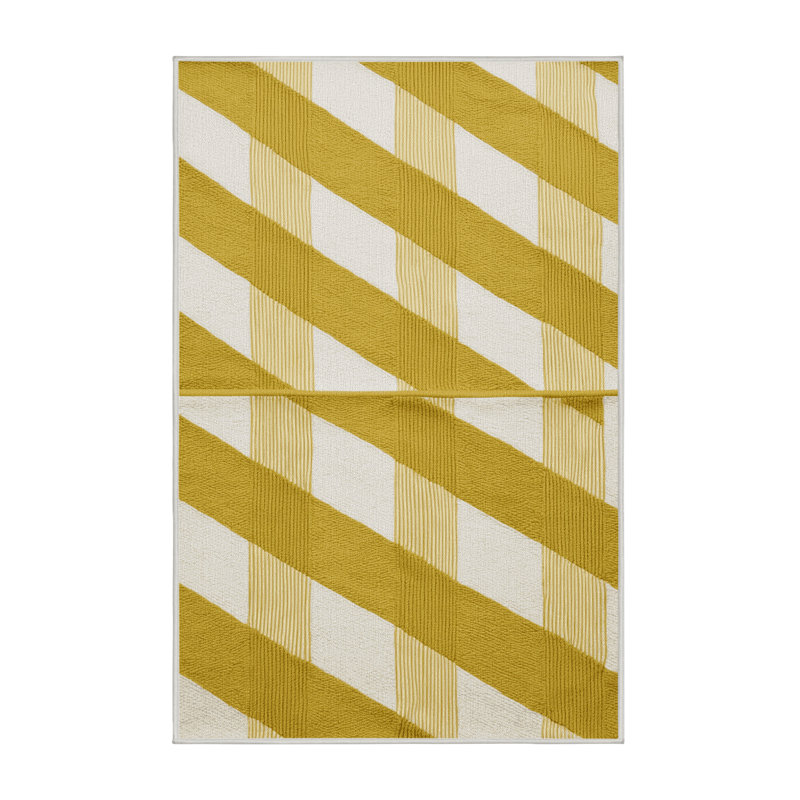 Tapis beige à carreaux lavable à la machine, Rectangle 8 pi x 12 pi