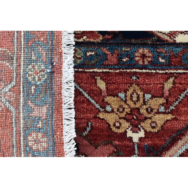 Wool Area Rug in Red