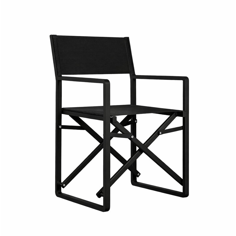 Sunset Director Chair, Black