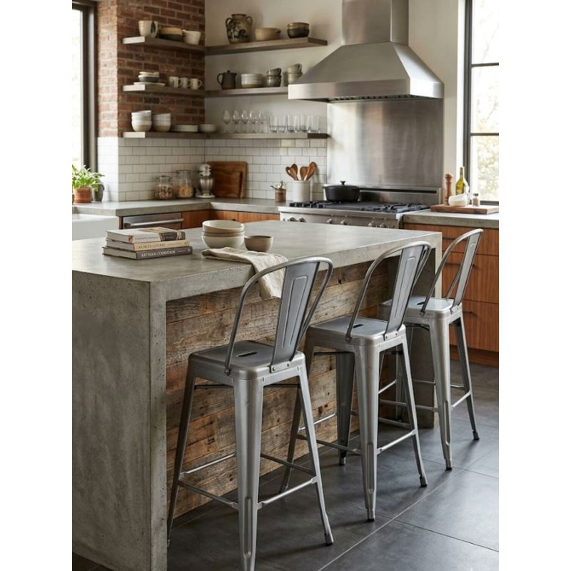 Katari, Argent, Tabouret de comptoir (assise de 24 po de hauteur)