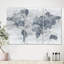 «Golden Gray World Neutral», peinture de plusieurs images sur toile-40996568