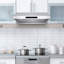 Hotte de cuisine sous armoire 30 po 500 pi³/min à conduit en acier inoxydable