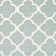 Rodgers Hand Woven Flat Weave Banana Silk/Wool/Cotton Geometric Rug in Ivory/Blue