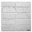 Statuary White Marble 12 in. x 5 in. Marble Tile