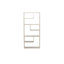 Lakitha 188cm H x 85cm W Steel Geometric Bookcase