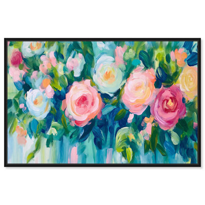 Blossoms of a Pink Dream Canvas Colorful Floral Art by Art Remedy