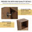 Armoire de salle de bain murale Cranor avec rangement ouvert et fermé-128489338