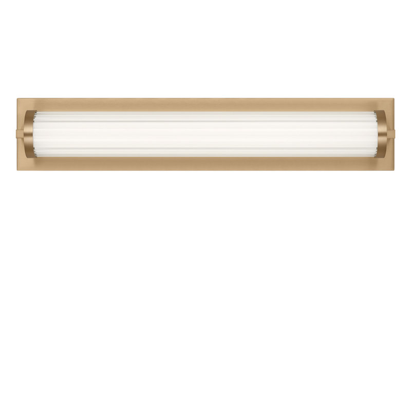 Meuble-lavabo Weston à DEL, Laiton satiné, H 4,25 po x l 22 po x P 3,87 po