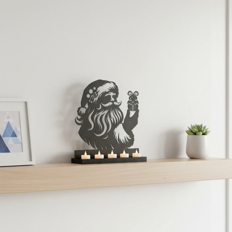 Christmas Santa Claus and Presents Holiday Decor