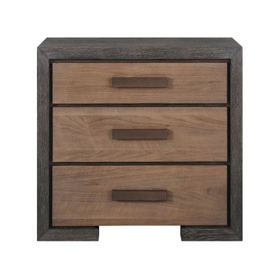 Modern Veil Veil/Mist Two-Tone Soft Close Nightstand