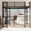 Lit pour enfant avec bureau et bibliothèques Loft
