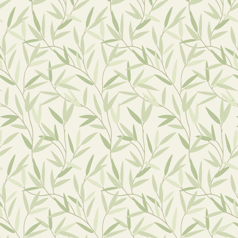 Laura Ashley Willow Leaf Wallpaper Roll, Hedgerow