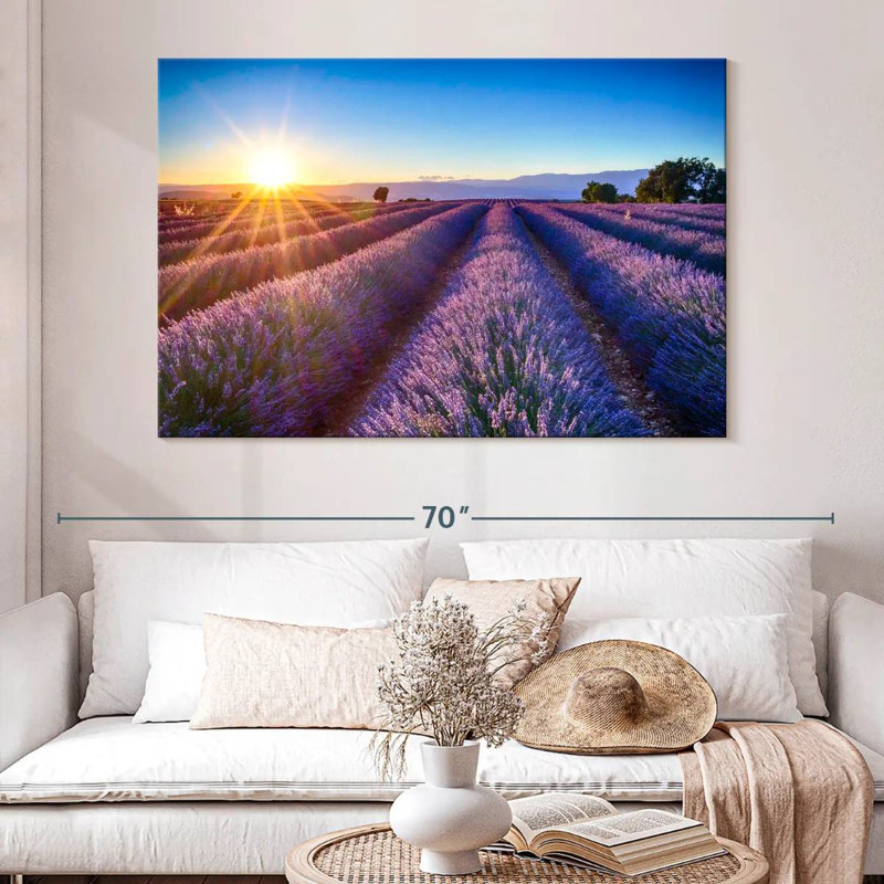 Alvord Blooming Lavender Field, 34" H x 51" W