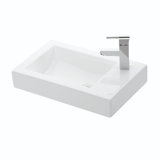 Minimal Ceramic 22.1'' L Bathroom Sink