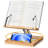 Adjustable Book Stand For Reading, 360 Degree Book Holder Hands Free With Phone Holder Slot And File Organizer, Foldable Desktop Riser For Laptop, Recipe, Textbook,Cookbook Stand