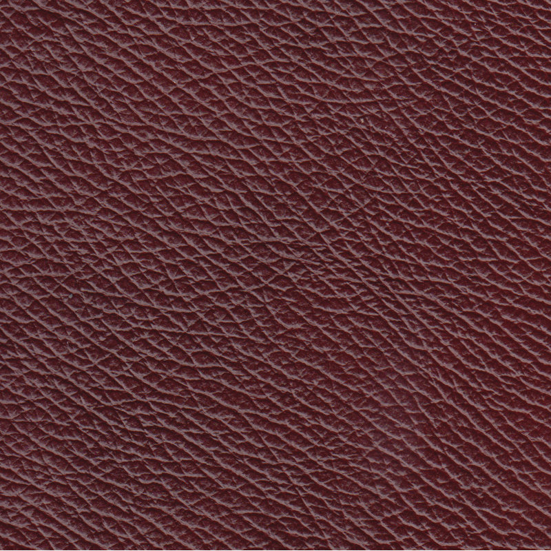 Fauteuil Telfair, Cuir véritable cerise